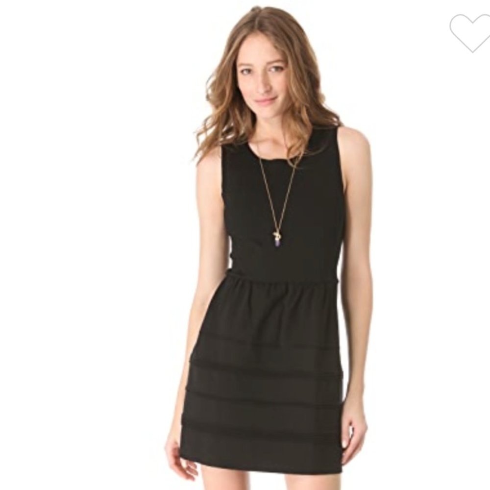 Black Madewell Scuba Dress LBD